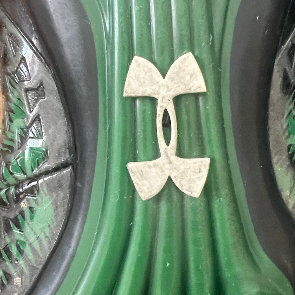 Under Armour Black/Green Highlight MC High-Top Cleats, Clutch Fit, Size Men’s 13 - Picture 9 of 15